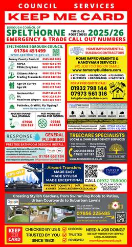 Keep Me Card — Spelthorne 2026/27